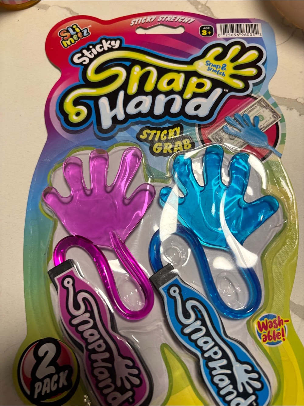 Hand Sticky Grab 2-Pack - Pink & Blue